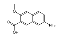 7-amino-3-methoxy-[2]naphthoic acid结构式