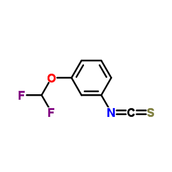 3-(Difluoromethoxy)phenylisothiocyanate Structure