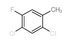 2,4-DICHLORO-5-FLUOROTOLUENE结构式