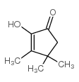 2-HYDROXY-3,4,4-TRIMETHYLCYCLOPENT-2-ENONE structure