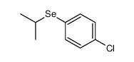 p-chlorophenyl isopropyl selenide Structure