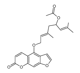 Notopterol acetate结构式