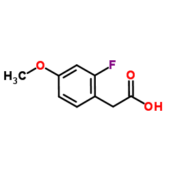 (2-Fluoro-4-methoxyphenyl)acetic acid picture