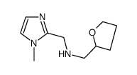 [(1-Methyl-1H-imidazol-2-yl)methyl]-(tetrahydrofuran-2-ylmethyl)amine dihydrochloride Structure
