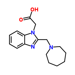 [2-(1-Azepanylmethyl)-1H-benzimidazol-1-yl]acetic acid Structure