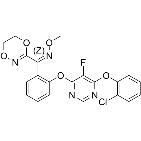 (Z)-Fluoxastrobin structure