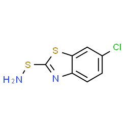 2-Benzothiazolesulfenamide,6-chloro-(9CI)结构式