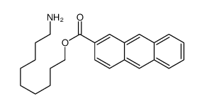 9-aminononyl anthracene-2-carboxylate结构式