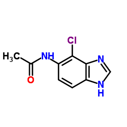 N-(4-Chloro-1H-benzimidazol-5-yl)acetamide Structure