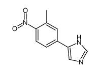 5-(3-methyl-4-nitrophenyl)-1H-imidazole Structure