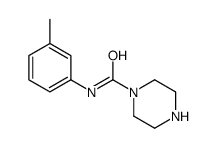 N-(3-methylphenyl)piperazine-1-carboxamide Structure