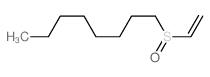 1-ethenylsulfinyloctane Structure