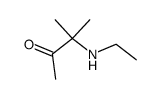 2-Butanone, 3-(ethylamino)-3-methyl- (7CI) Structure