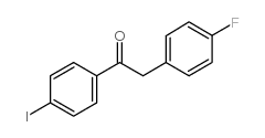 2-(4-FLUOROPHENYL)-4'-IODOACETOPHENONE Structure