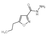 3-Isoxazolecarboxylicacid,5-propyl-,hydrazide(7CI)结构式