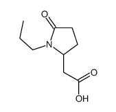 5-Oxo-1-propyl-2-pyrrolidineacetic Acid Structure
