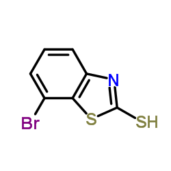 2-巯基-7-溴苯并噻唑结构式