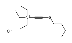 2-butylsulfanylethynyl(triethyl)azanium,chloride结构式