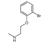 2-(2-Bromophenoxy)-N-methylethanamine structure