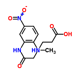 戊二酸-2-甲氨基-5-硝基单苯胺结构式