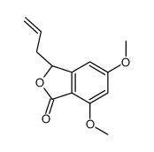 (3S)-5,7-dimethoxy-3-prop-2-enyl-3H-2-benzofuran-1-one Structure