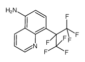 5-amino-8-heptafluoroisopropylquinoline结构式
