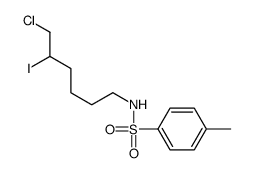 N-(6-chloro-5-iodohexyl)-4-methylbenzenesulfonamide Structure