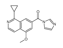 (1-cyclopropyl-5-methoxyisoquinolin-7-yl)-imidazol-1-ylmethanone Structure