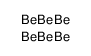 beryllium,sodium Structure