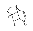 1,5-Methanoindolizin-6(5H)-one,1,2,3,8a-tetrahydro-9-methyl-,(1-alpha-,5-alpha-,8a-bta-,9R*)-(9CI) Structure