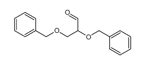 (+/-)-2,3-di-O-benzylglyceraldehyde Structure