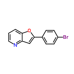 2-(4-Bromophenyl)furo[3,2-b]pyridine Structure