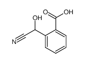 2-(cyano(hydroxy)methyl)benzoic acid结构式