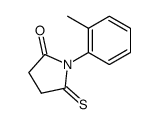 5-thioxo-1-o-tolyl-pyrrolidin-2-one结构式