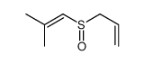 2-methyl-1-prop-2-enylsulfinylprop-1-ene结构式