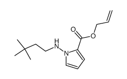1-(3,3-dimethyl-butylamino)-1H-pyrrole-2-carboxylic acid allyl ester Structure