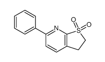 1,1-dioxo-6-phenyl-2,3--dihydrothieno<2,3-b>pyridine Structure