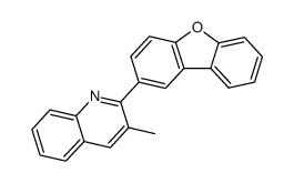 2-dibenzofuran-2-yl-3-methyl-quinoline Structure