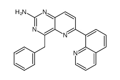 4-benzyl-6-(quinolin-8-yl)pyrido[3,2-d]pyrimidin-2-ylamine Structure