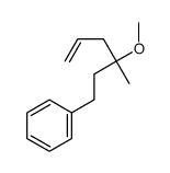(3-methoxy-3-methylhex-5-enyl)benzene结构式