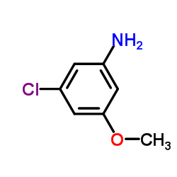 3-氯-5-甲氧基苯胺结构式