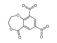 7,9-dinitro-2,3-dihydro-5H-benzo[e][1,4]dioxepin-5-one结构式
