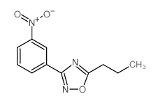 3-(3-Nitrophenyl)-5-propyl-1,2,4-oxadiazole structure