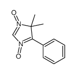 4,4-dimethyl-1,3-dioxido-5-phenylimidazole-1,3-diium Structure
