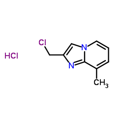 2-(chloromethyl)-8-methylimidazo[1,2-a]pyridine hydrochloride Structure