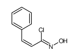 N-hydroxy-3-phenylprop-2-enimidoyl chloride结构式