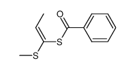 benzoylthio-1 methylthio-1 propene结构式