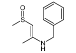 N-benzyl-1-methylsulfinylprop-1-en-2-amine结构式