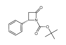 (S)-2-oxo-4-phenyl-azetidine-1-carboxylic acid tert-butyl ester结构式