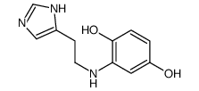 2-[2-(1H-imidazol-5-yl)ethylamino]benzene-1,4-diol Structure